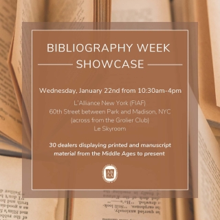 ABAA Bibliography Week Showcase 2025